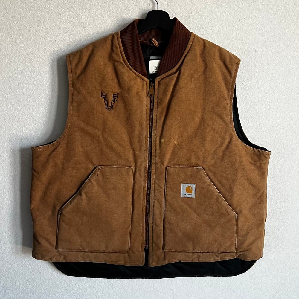 Carhartt V01 BRN brown work wear vest